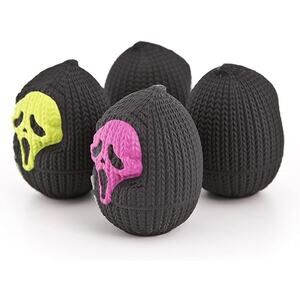 Handmade by Robots Knit Series Ghost Face Mini Vinyl Figure 4-Pk New